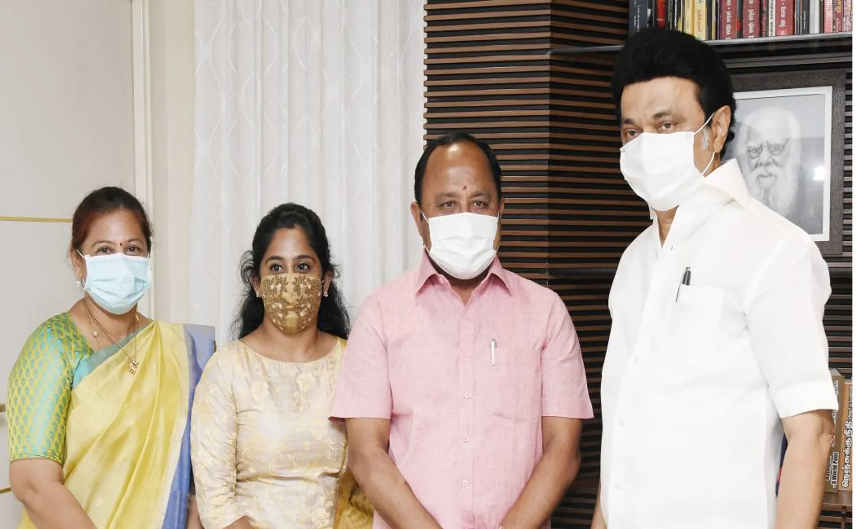 MLA MEET CHIEF MINISTER MKSTALIN IN CHENNAI 